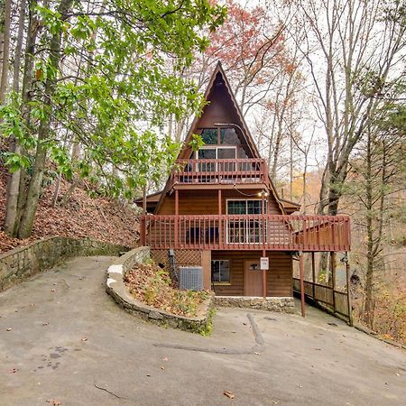 Gatlinburg A-Frame Home With Hot Tub Near Parkway Exterior photo
